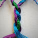braided tree trunk using multi color aluminum wires